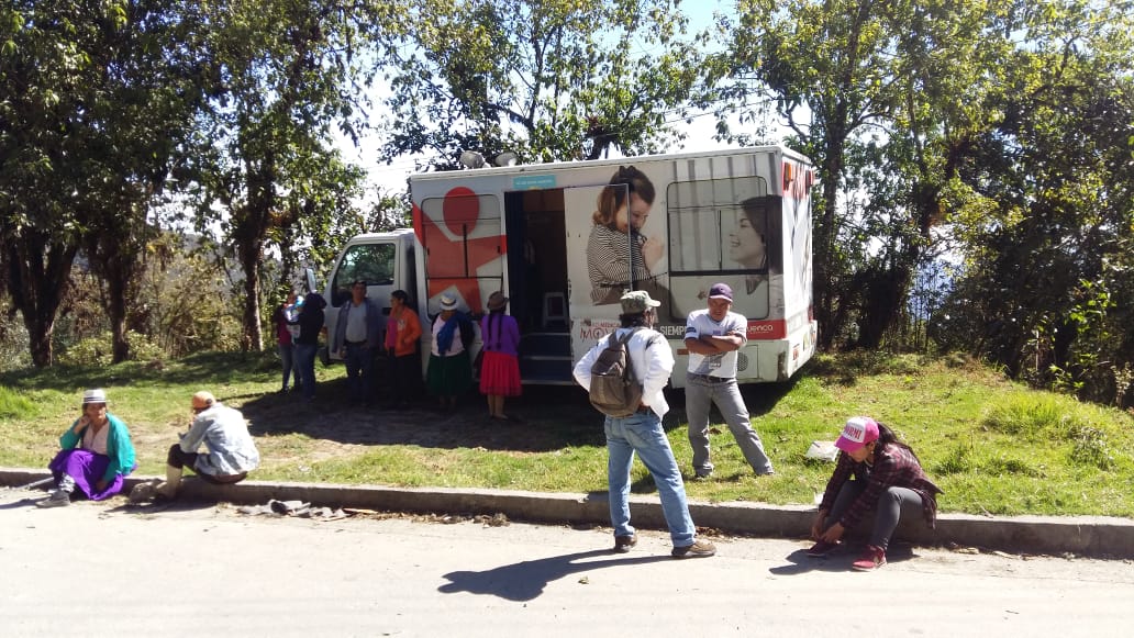 Unidad Médica Móvil en San Pedro de Yumate