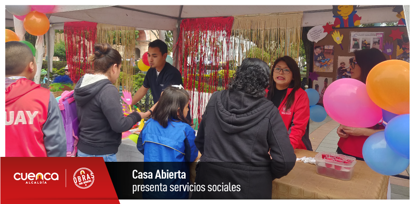 Servicios Sociales se exponen en Casa Abierta