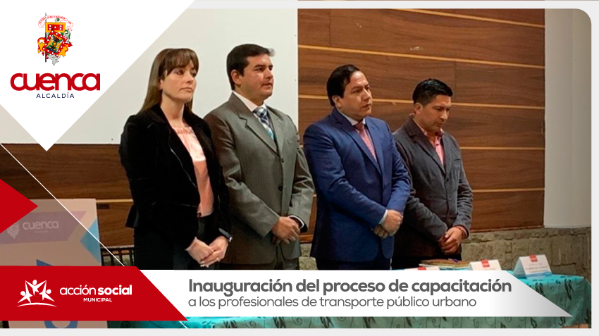 Inauguración del proceso de capacitación integral a los representantes del Transporte Público Urbano