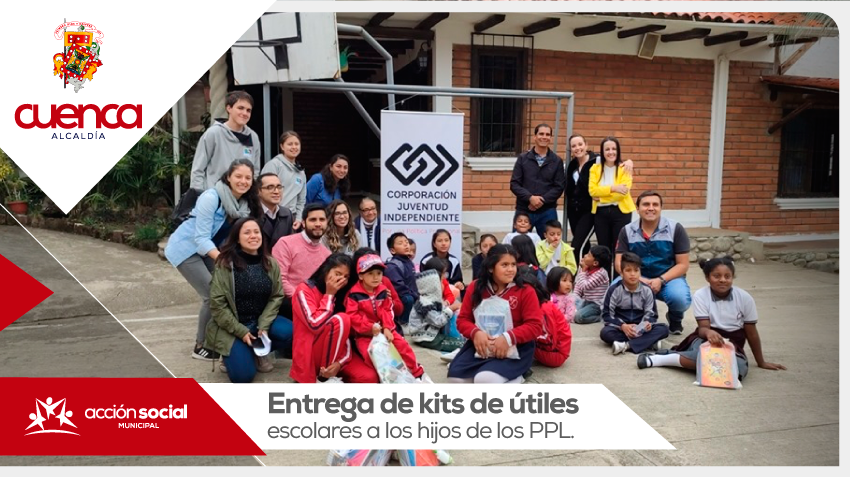 Entrega de kits de útiles escolares a los hijos de los PPL
