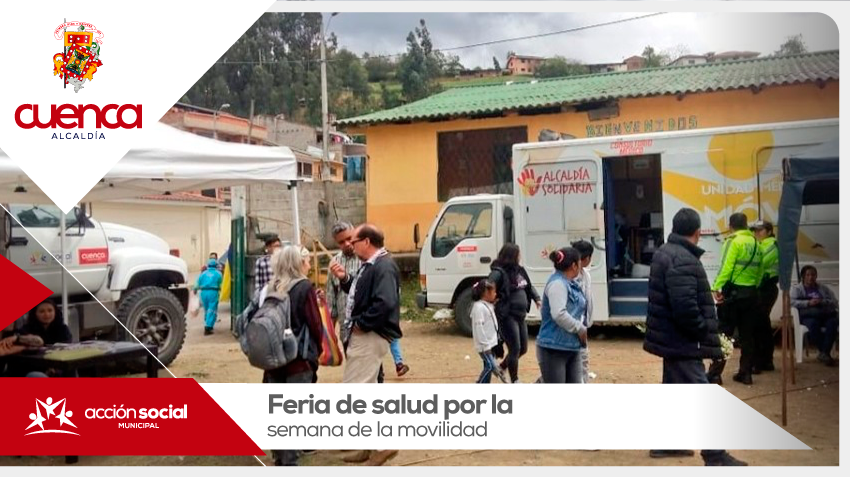 Feria de salud por la semana de la movilidad humana