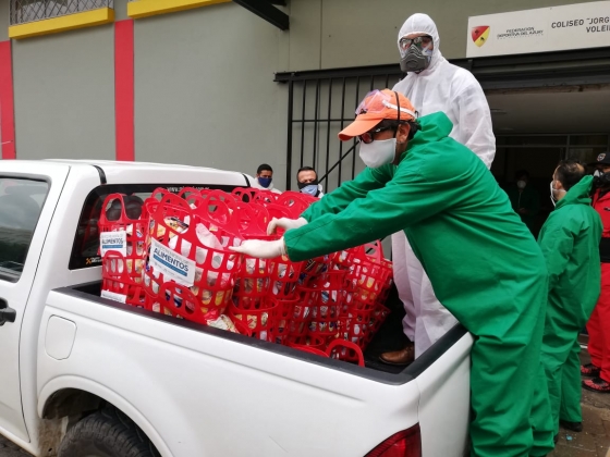 PARROQUIAS RURALES RECIBEN TERCERA ENTREGA DE KITS DE ALIMENTOS