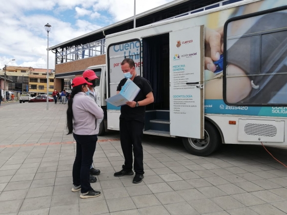 CUENCA UNIDA POR TU BIENESTAR PRESENTE EN EL MERCADO 12 DE ABRIL