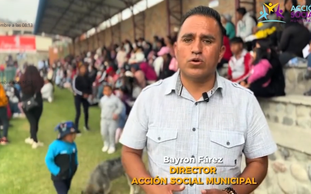AGASAJO NAVIDEÑO A NIÑOS Y NIÑAS EN LA PARROQUIA DE TARQUI