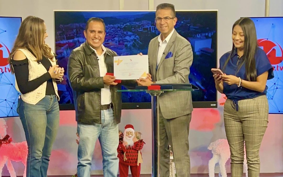 RECONOCIMIENTO POR PARTE DE UNSIÓN TV.